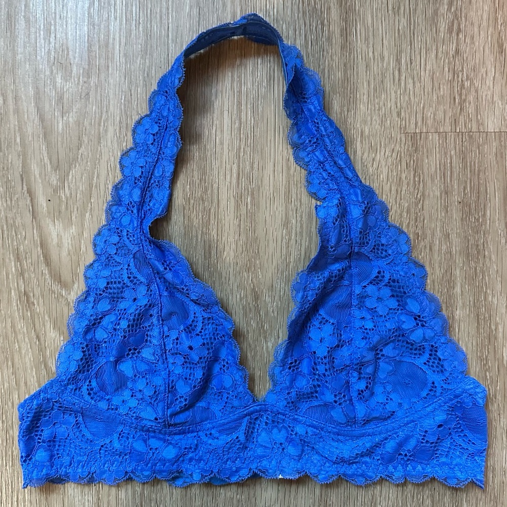 Galloon Lace Halter Bralette